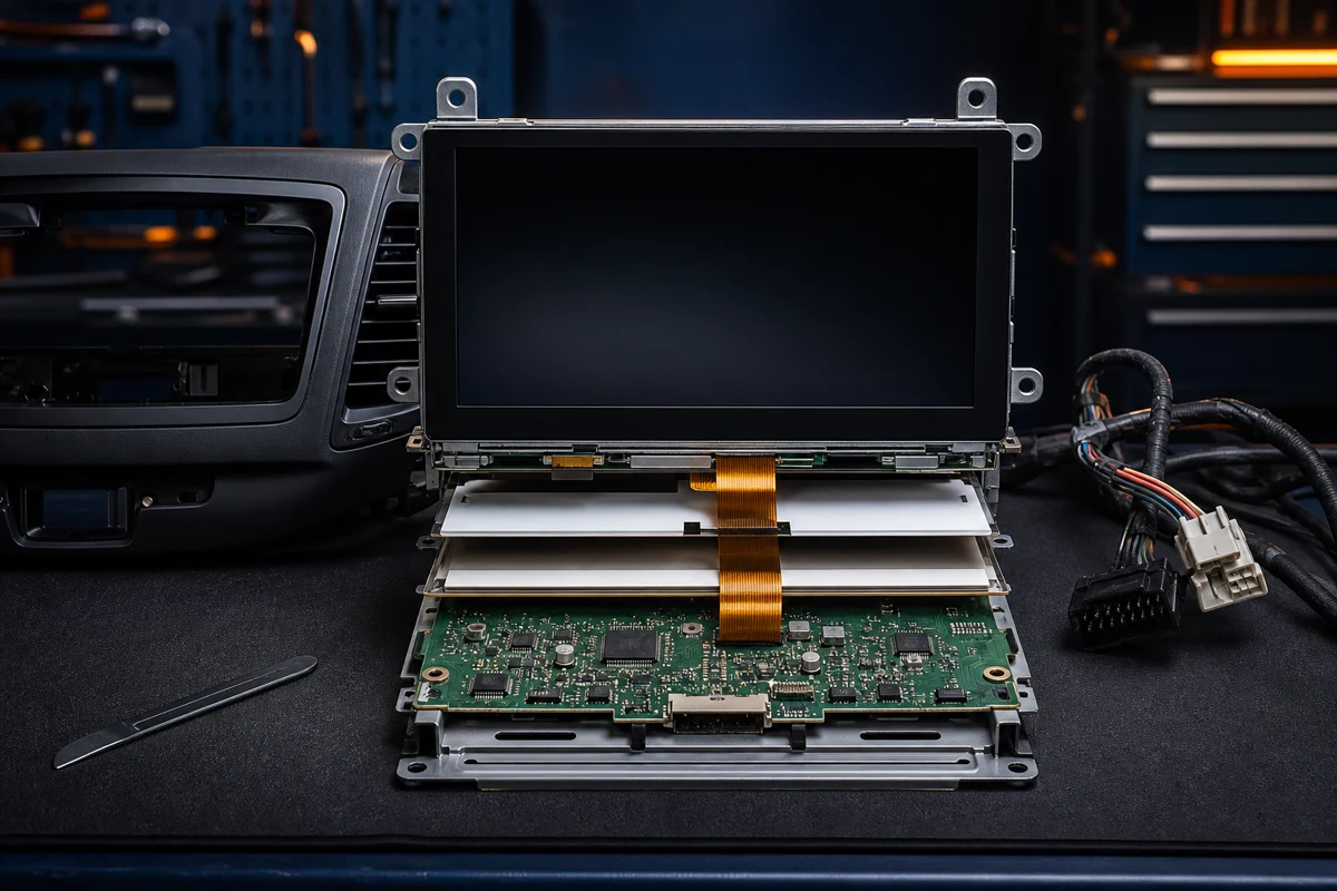 تعمیر LCD مانیتور خودرو